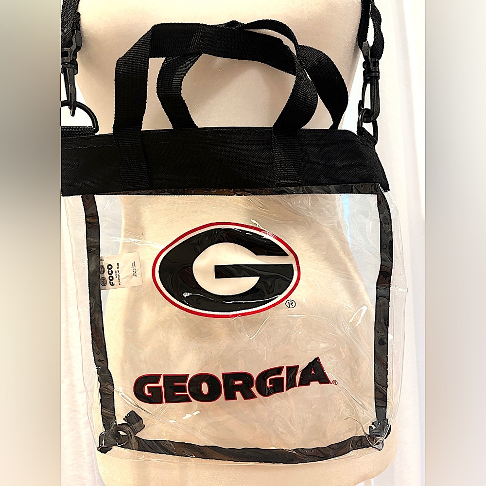 UGA Clear Crossover Bag